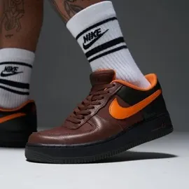 Nike Air Force 1 Herren Braun/Orange 42,5