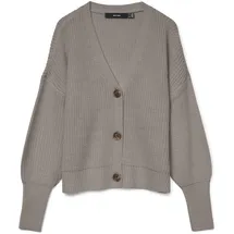 Vero Moda VMLEA LS V-Neck Cuff Cardigan Noos Beige XS