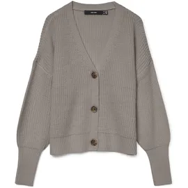 Vero Moda VMLEA LS V-Neck Cuff Cardigan Noos Beige XS
