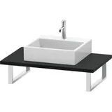 Duravit Konsole L-Cube Stärke 3cm, Ei sw, f Aufsatzbecken, variabel