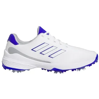 adidas Herren ZG23 Golfschuh, Footwear White/Lucid Blue/Silver Metallic, 48 EU - 48 EU