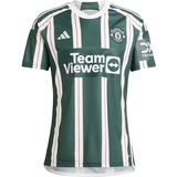 adidas Manchester United 23-24 Auswärts Teamtrikot Herren, grün,