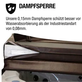 Canadian Spa Isolierabdeckung Braun 218 cm x 218 cm