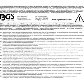 BGS Wand- / Türpuffer Weiß 40 x 60 mm