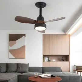 JDONG 50 cm Deckenventilator Weiß