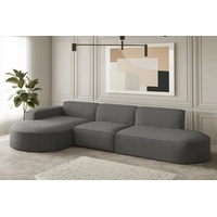 Fun Möbel Ecksofa Designersofa PALMA in Stoff Opera Velvet