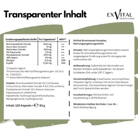 Exvital Brennnessel Komplex Kapseln 120 St.