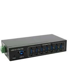 EXSYS EX-11227HMVS 7 Port USB 3.2 Gen 1 Metall HUB VIA VL811+ Chipset