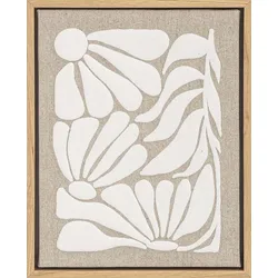 Wandbild WHITE  FLOWER NAP - bunt