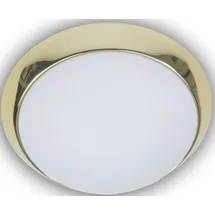 Niermann Standby Niermann Deckenleuchte Opal matt Glas, Messing poliert, 45cm, HF Sensor, warmweiss, Made in