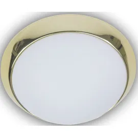 Niermann Standby Niermann Deckenleuchte Opal matt Glas, Messing poliert, 45cm, HF Sensor, warmweiss, Made in