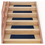 vidaXL Stufenmatten Selbstklebend 30 Stk. Blau 76x20cm Rechteckig
