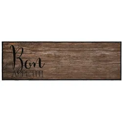 Fußmatte Bon Appetit in Taupe ca. 50x150cm
