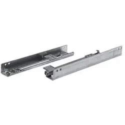 Schreibplatten-Auszugsführung, m.Rücklaufarret., Quadro 25 56014, Stahl verzinkt