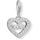 Thomas Sabo Damen-Charm 925 Silber Zirkonia weiß - 1266-051-14