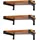 EZYDECOR Regalstützen für die Wandmontage 6 Stück 12 Inch 12,0 x 0,0
