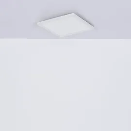 ETC Shop Deckenlampe led Panel Deckenleuchte Wohnzimmerlampe modern weiß Backlight Memory Funktion, Kunststoff, 1x led 24 Watt 2300 Lumen 3000