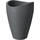 Scheurich Pflanzgefäß Wave High Ø 30 x 40 cm schwarz