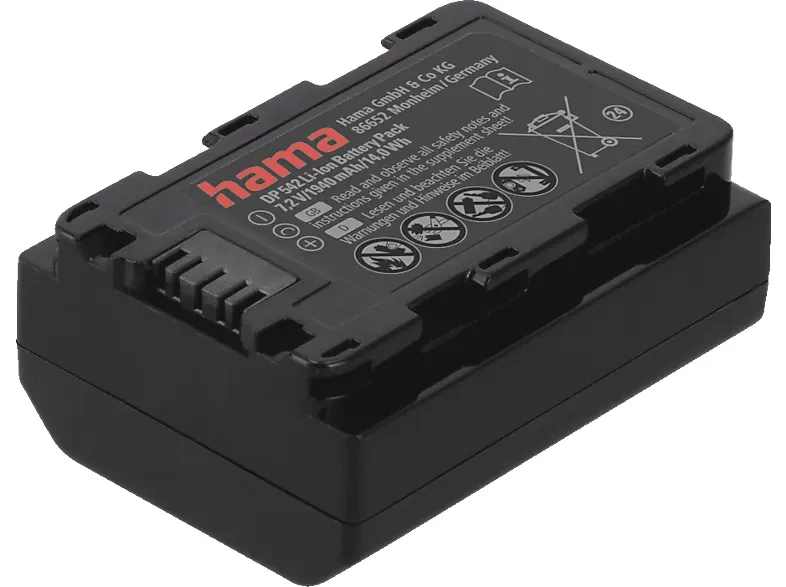 HAMA 077542 7,2V/1940MAH SONY NP-FZ100 LiIon Ersatzakku, 7.2 Volt, 1940