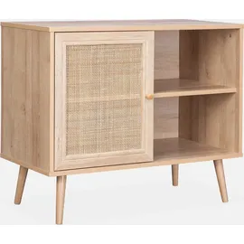 sweeek Sideboard 80 x 65,8 x 39 cm Beige