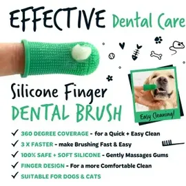 BUGALUGS Fingerzahnbürste 1 Stück Grün
