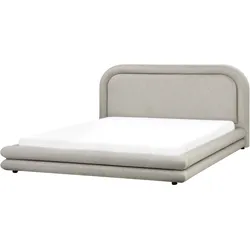 Wasserbett Kunstleinen LAVARDENS 180 x 200 cm Taupe