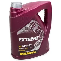 SAE 5W-40 Motoröl synthetisch MANNOL Extreme 4 Liter Kanister