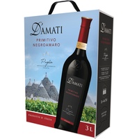 D'Amati - Rotwein Primitivo Negroamaro, Italien, IGP Puglia, Bag-in-Box 3L (1 x 3L)