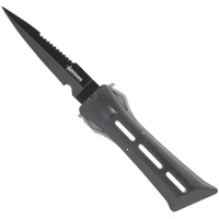 ABYSSTAR Unisex-Adult Shadow 9 Tauchermesser, Schwarz, 9 cm