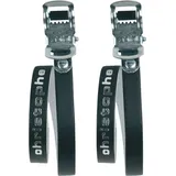 Zéfal Zefal Christophe 516 schwarz 370mm, Leder Pedalriemen Paar lederriemen