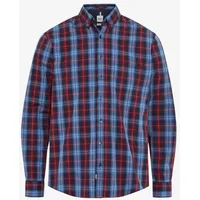 Brax Herren Hemd Style DANIEL velvet, Rot, Gr. XL