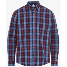 Brax Herren Hemd Style DANIEL velvet, Rot, Gr. XL