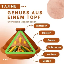 Marrakesch Orient & Mediterran Interior Marrakesch Tajine 30 cm rund