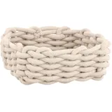 Schöner Wohnen Aufbewahrungskorb Melara 21,5 x 21,5 x 7,5 cm Beige