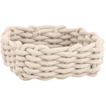 Schöner Wohnen Aufbewahrungskorb Melara 21,5 x 21,5 x 7,5 cm Beige