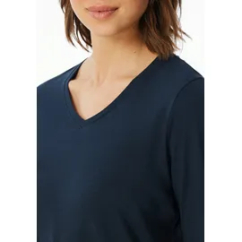 SCHIESSER Schlafanzug blau 42