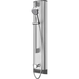 KWC AR Duschpaneel, F5, hydr., Edelstahl, Mischer, HB-Garnitur