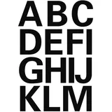 Herma Klebebuchstaben Buchstaben A-Z, schwarz 25,0 x 25,0 mm, 30 Etiketten