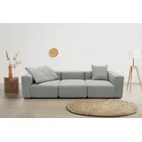 Raum.Id Big-Sofa »Gerrid« 301x69x108 cm Cord grau/hellgrau