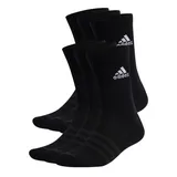 adidas Cushioned Sportswear Crew Socken 6er Pack Black / White 37-39