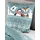 BIERBAUM 4101 Biber Blau 155 x 220 cm + 2 x 80 x 80 cm