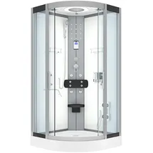 AcquaVapore Komplettdusche Duschkabine Fertigdusche Dusche D58-00T0 80x80 cm, ohne 2K Scheiben Versiegelung