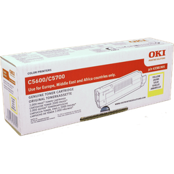 Oki Toner 43381905 yellow