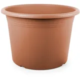 qdwq-US Pflanzkübel Cylinder 80 cm Terracotta Modern - Kunststoff, UV-beständig