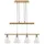 LINDBY Simeon 3-flg. 72,5 cm Glas gold