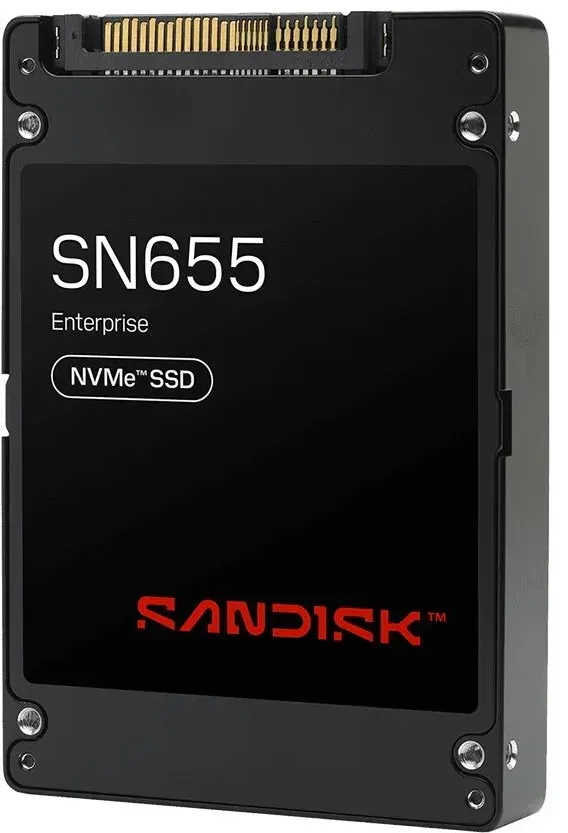 SanDisk SN655 30 TB U.3 PCI Express 4.0 NVMe TLC 3D NAND