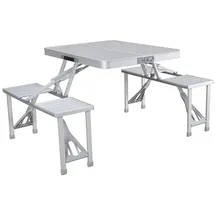 marbueno summer Campingtisch Set Faltbar Grau