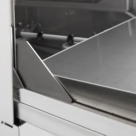 GastroHero Geschirrspülmaschine ECO 50x50 cm Korbmaß, mit Reiniger- | Klarspüldosierer, mit Ablaufpumpe | Enthärter Made in Europe,