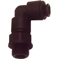 Riegler Winkel-Einschraubverschraubung POM, G 1/8 a., für Schlauch- Ø6