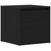 VidaXL Box Drawer Schwarz Eiche 40,5x40x40 cm Holzwerkstoff